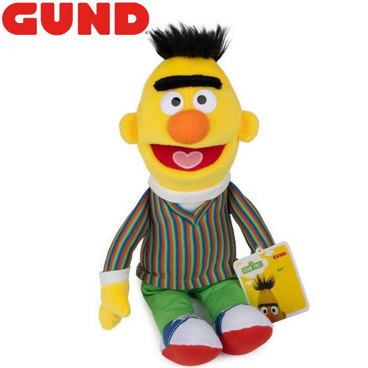 GUND  ̤ ߥȥ꡼ С SESAME STREET Bert 饯 ͵ ֥ ե ꥹ...