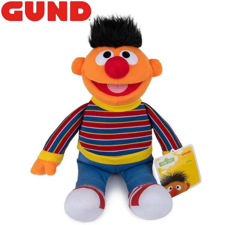 GUND  ̤ ߥȥ꡼ ˡ SESAME STREET Ernie 饯 ͵ ֥ ե ...