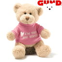 GUND ガンド ぬいぐるみ ビッグ シスター Tシャツ テディーベア テディベア くま くまの ベアー Teddy Bear ピンク 人気 ブランド ギフト クリスマス 贈り物 プレゼントに最適 対象年齢 3才以上 6047554