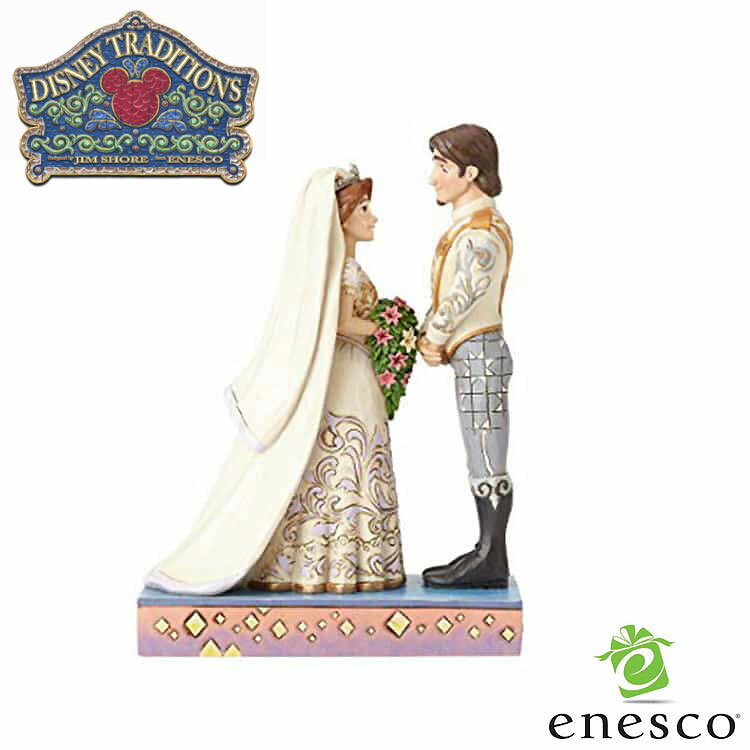 【スーパーSALE 10%OFF！】enesco(エネスコ)【Disney Traditions】ラプンツェル＆フリン ディズニー フィギュア コレクション 人気 ブランド ギフト クリスマス 贈り物 プレゼントに最適 4056751