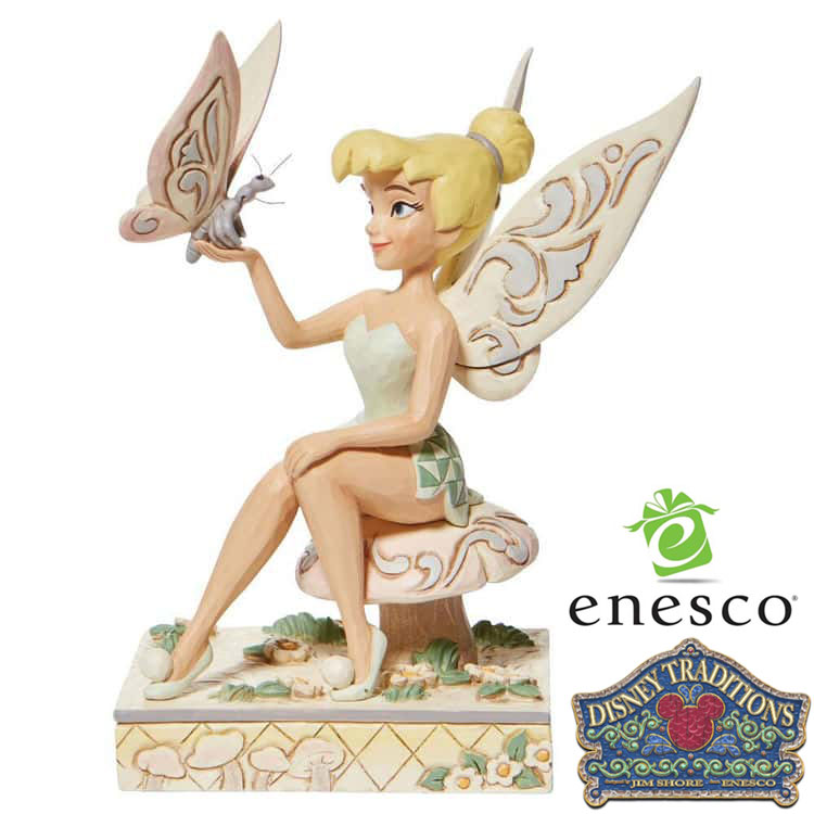 enesco(エネスコ)【Disney Traditions】ティンカー・ベル ホワイトウッドランド ディズニー フィギュア コレクション 人気 ブランド ギフト クリスマス 贈り物 プレゼントに最適 6008994