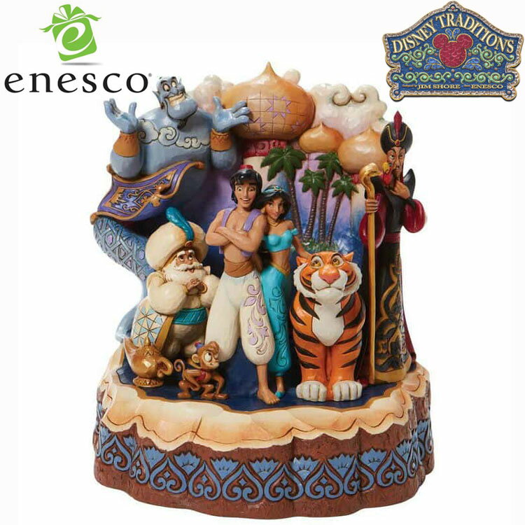 enesco(エネスコ)【Disney Traditions】アラジン ワンダフルプレイス ディズニー フィギュア コレクション 人気 ブランド ギフト クリスマス 贈り物 プレゼントに最適 6008999