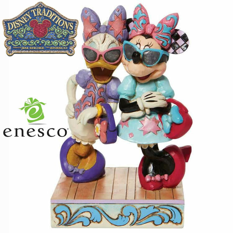 enesco(エネスコ)【Disney Traditions】ミニー＆デイジー ファッショニスタ ディズニー フィギュア コレクション 人気 ブランド ギフト クリスマス 贈り物 プレゼントに最適 6010089