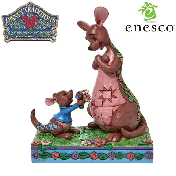 enesco(エネスコ)【Disney Traditions】ギビング カンガ フラワーズ ディズニー フィギュア コレクション 人気 ブランド ギフト クリスマス 贈り物 プレゼントに最適 6010102