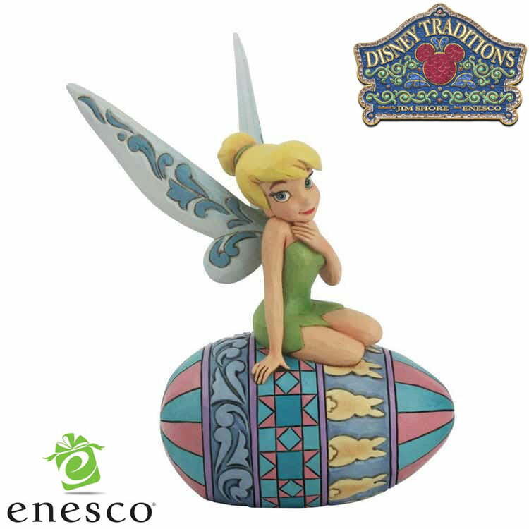 enesco(エネスコ)【Disney Traditions】ティンカー・ベル オン イースターエッグ ディズニー フィギュア コレクション 人気 ブランド ギフト クリスマス 贈り物 プレゼントに最適 6010104