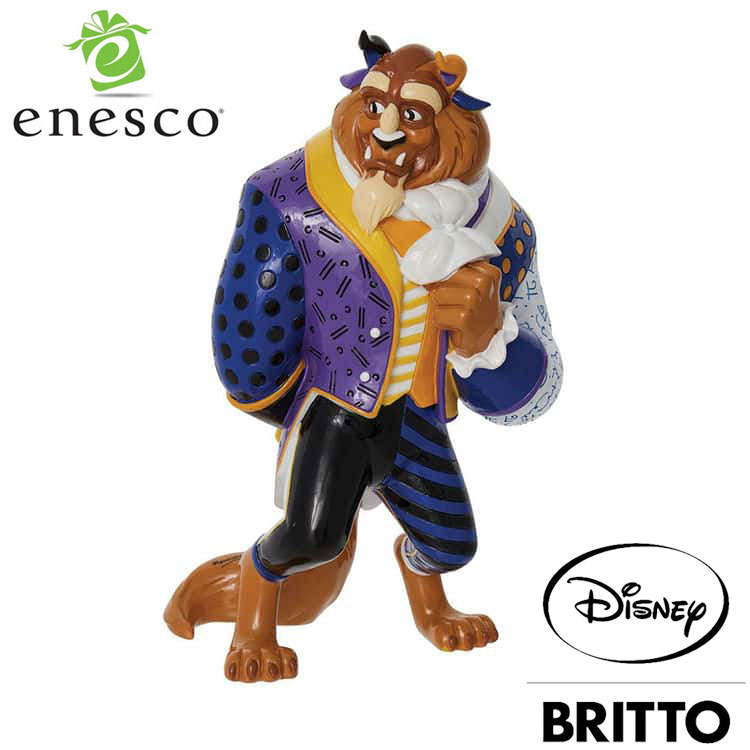 enesco(エネスコ)【Disney by Britto】野獣 ディズニー フィギュア コレクション 人気 ブランド ギフト クリスマス 贈り物 プレゼントに最適 6010313