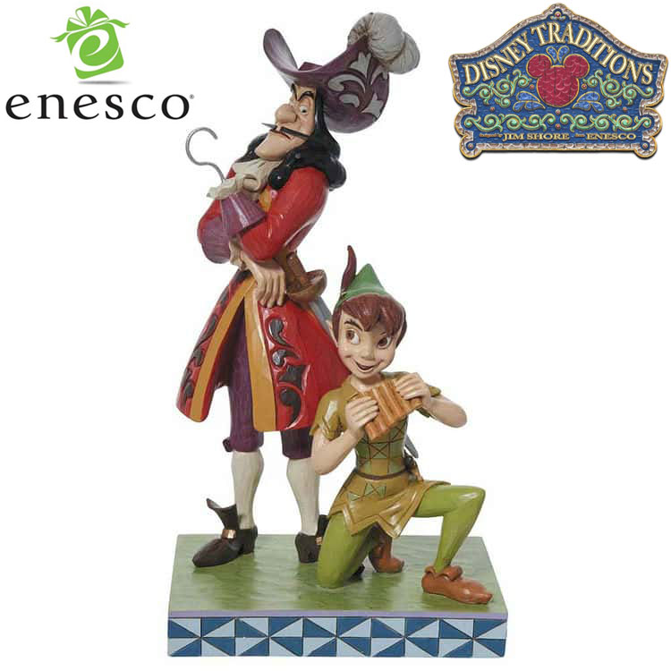 enesco(エネスコ)【Disney Traditions】ピーター・パン＆フック船長 ディズニー フィギュア コレクション 人気 ブランド ギフト クリスマス 贈り物 プレゼントに最適 6011928