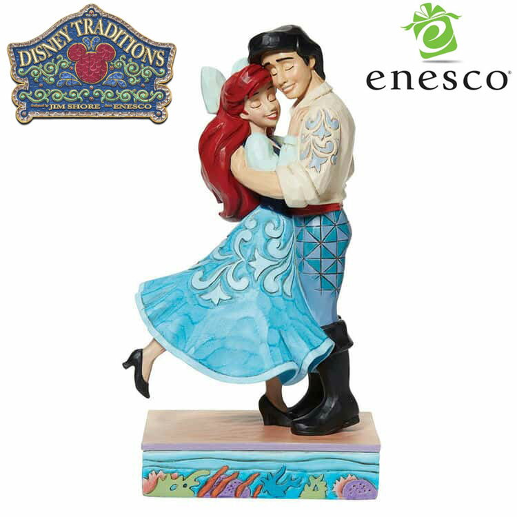 enesco(エネスコ)【Disney Traditions】 アリエル＆エリック王子 LOVE ディズニー フィギュア コレクション 人気 ブランド ギフト クリスマス 贈り物 プレゼントに最適 6013070