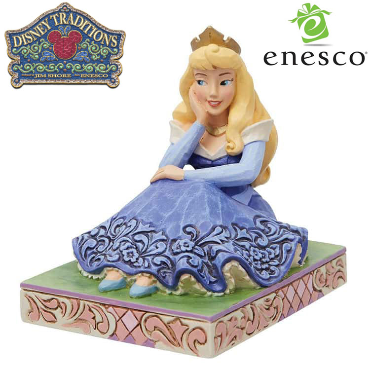 enesco(エネスコ)【Disney Traditions】オーロラ姫 シッティングポーズ ディズニー フィギュア コレクション 人気 ブランド ギフト クリスマス 贈り物 プレゼントに最適 6013074