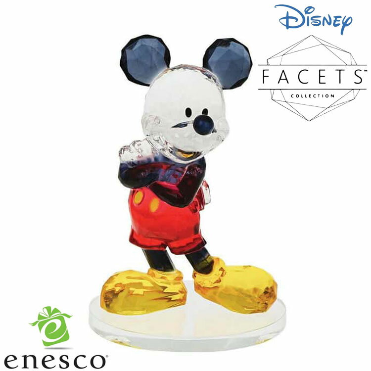 enesco(エネスコ)【Facets Disney】ミッキー アクリルフィギュア ディズニー フィギュア コレクション 人気 ブランド ギフト クリスマス 贈り物 プレゼントに最適 ND6009037