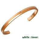 ホワイトクローバー white clover バングル アクセサリー ブレスレット アクセサリー 金属アレルギー対応 ステンレス ダイヤモンド レディース ゴー...