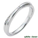 ホワイトクローバー white clover ステンレス リング 指輪 刻印可能 誕生石 サージカルステンレス316L アレルギーフリー クロス 3~19号 4SUR200