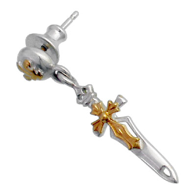 ウルフマンB.R.S WOLFMAN B.R.S ブレード ティアドロップ シルバー ピアスG 片耳用 シルバー925 スターリングシルバー WO-E-012G