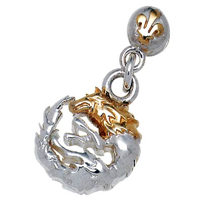 ウルフマンB.R.S WOLFMAN B.R.S ムーン ウルフ シルバー ピアスG 片耳用 シルバー925 スターリングシルバー WO-E-015G