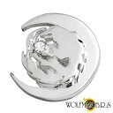 ウルフマンB.R.S WOLFMAN B.R.S シルバー925 ムーン ウルフ スタッド シルバー ピアス アクセサリー アクセサリー 片耳用 スターリングシ...