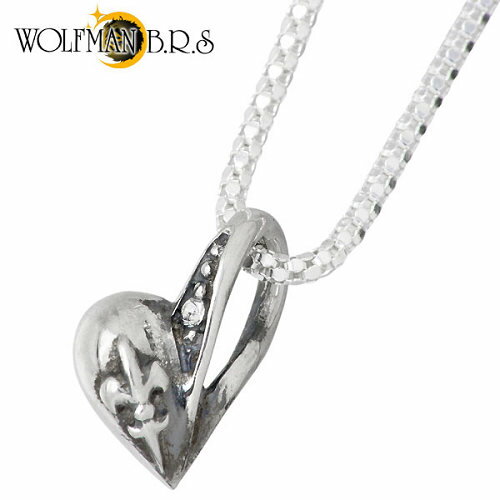 ウルフマンB.R.S WOLFMAN B.R.S グロウ ハートチャームWH シルバーアクセサリー シルバー ネックレス ジュエリー メンズ シルバーアクセ シ...