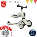 \LINEで400円OFF・ギフト対応無料/\もれなく収納バッグプレゼント/スクートアンドライド ハイウェイキック1 アッシュ|三輪車 キックスクーター キック...