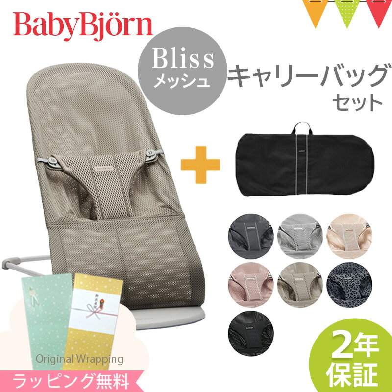 ＼LINEで400円OFF／【セット商品】ベビービョルン バウンサー ブリス　エアー（Bliss Air）メッシュ +バウンサー キャリーバッグ｜babybjorn ベビービヨルン バウンサー ブリスエアー メッシュ 収納バッグ　収納ケース【バウンサー キャリーバッグ セット】