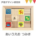 \LINE400円クーポン/戸田デザイン研究室 あいうえお つみき|かな積み木 積み木 知育玩具 ひらがな 絵本 ことば学習 入園祝い T0Y 入園特集