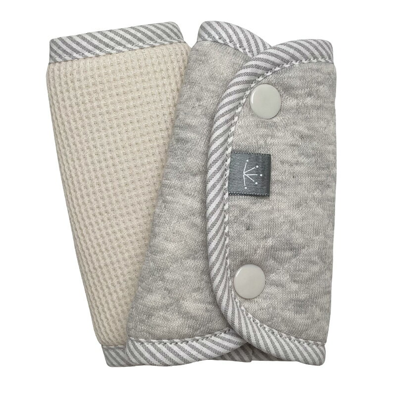 ベビービョルン 抱っこ紐 ハーモニー・カドル・ONE KAIに使えるよだれカバー！COPIII LUMII（コピールミ）のショートサッキングパッド ライトグレー｜今治タオル オーガニックコットン ベビービョルン HARMONY、ONE KAI AIR（ワン カイ エアー）よだれカバー