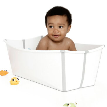 ストッケ フレキシバス ホワイト|沐浴 折りたたみ式ベビーバス(おふろ)【メール便不可】|STOKKE ストッケ正規販売店★