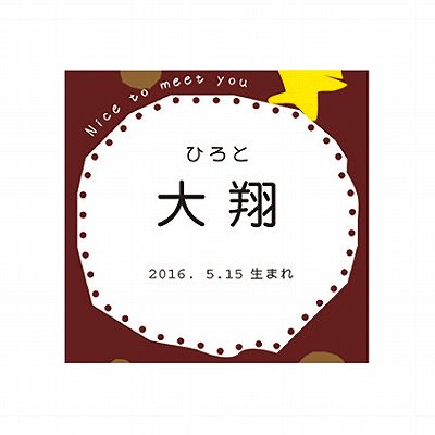 【ポイント3倍】（名入れ）男の子 ホシフルーツ名入れナッツとドライフルーツの贅沢ブラウニー（20個）【出産内祝い 内祝い お返し 返礼 プレゼント 洋菓子 スイーツ 焼菓子 焼き菓子 ブラウニー インスタ映え ギフトセット】【送料込み 送料無料】