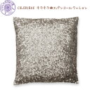 Colorique/カラリク　キラキラ☆スパンコールクッション（シルバー）【Explore! Cushion Cover Sequins Zinc】【RCP】