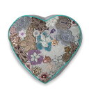 COLORIQUE/カラリク ビンテージサリーハート♡クッション(グレー) 【Bindi Filled Heart Cushion 】(3)