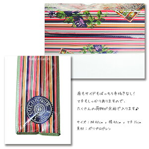 COLORIQUE/カラリクオリジナル☆エキゾチックトートバッグ【ColoriqueShopper】【エコバッグ】【ショッピングバッグ】マザーズバッグにも♪