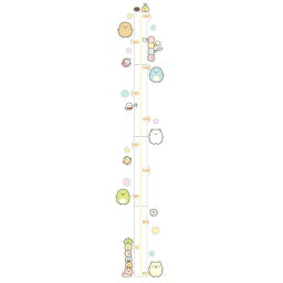【送料無料】すみっコぐらし 身長計 ウォールステッカー　スタンダード