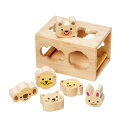 【送料無料】森のアニマルパズル NH-07 平和工業 MOCCO モッコシリーズ ご出産祝い プレゼント 1歳 誕生日 バースディ ギフト