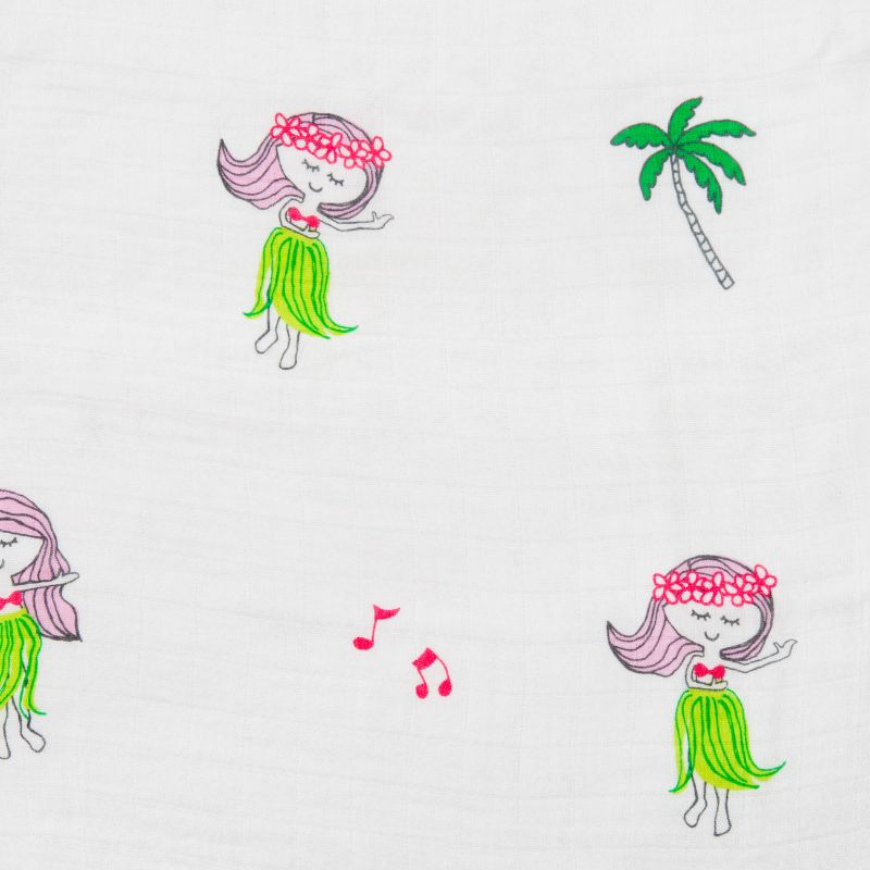 【公式】ブランケット 8重ガーゼ ココムーン Hula Girl ハワイ発 バンブーモスリン タオルケット キルトブランケット ベビー キッズ 大人 おしゃれ 人気 ギフト 出産祝い 出産準備 国内正規販売店