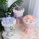 バラ ソープフラワー 花束 ローズブーケ プレゼント 贈り物 枯れない花 ローズ 造花 グラデーション ブーケ パール 贅沢 お礼 記念日 ギフト 人気 プリザ...