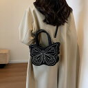 蝶の形 ショルダーバッグ PU革 ファッション ファスナー ハンドバッグ 財布 クロスボディバッグ 女性 おしゃれ