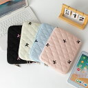 ノートブックケース 11-15インチ パソコンケース キルティング タブレットバッグ ふわふわ 耐衝撃 薄型 収納袋 ノートPCバッグ インナーバッグ 保護ケース タブレット 11インチ 13インチ 15インチ かわいい(2)
