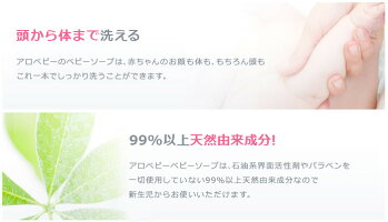 【公式】【送料無料】アロベビーオーガニックベビーグッズ赤ちゃん用ベビーソープ(ALOBABY)