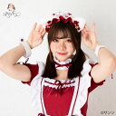 猫耳カチューシャ ハロウィン ヘッドドレス ロリータ ねこ耳 メイド リボン コスプレ 髪飾り 赤白 ハロウィン 文化祭 学園祭