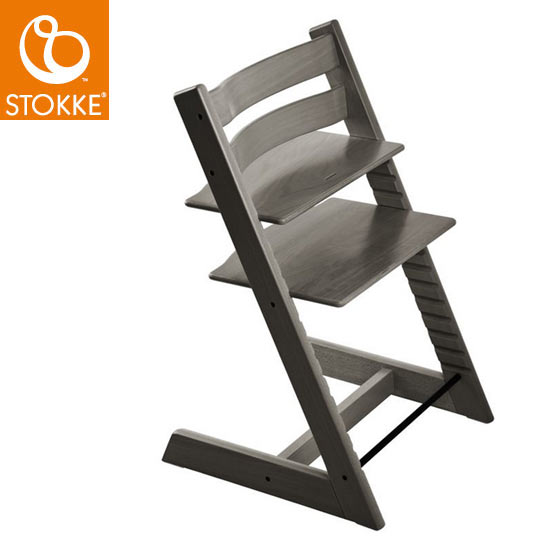 予約：7月下旬発送予定【STOKKEストッケ正規販売店】ストッケトリップトラップチェアTripp Trapp Chair（ヘイジーグレー）【登録で7年延長保証】