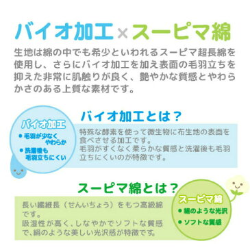 【日本製】美光沢スーピマ 天竺 コットン カーディガン 綿100% 男の子 女の子 男女共通 ピンク/ブルー/クリーム/ホワイト サイズ50cm〜70cm《64253》【ママ割エントリーでP3倍】