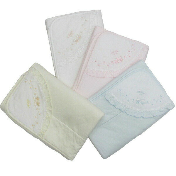 ◆美光沢スーピマコットン◆おくるみベビーアフガン【日本製】綿100%サイズ:85cm×85cm《63351》出産祝い退院お宮参り新生児ベビーギフト02P24Fe...