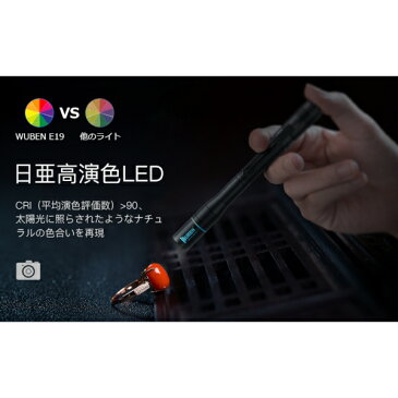 LED 懐中電灯 小型 明るい ペンライト 医療用 LEDライト 200ルーメン E19B