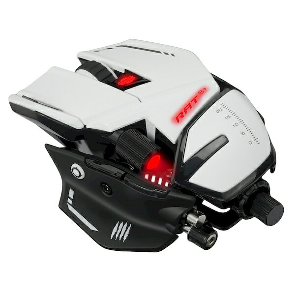 Mad Catz 有線 ゲーミングマウス 限定カラー ホワイト R.A.T.8 MR05DCINWH000-0J