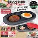 電子レンジ調理器ツインプレート