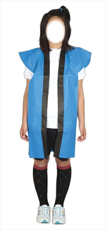 ロングハッピ不織布 黄 S(ハチマキ付) イエロー アーテック ArTec 運動会 発表会 イベント 法被 子供 無地 祭り 衣装 男の子 女の子