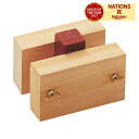 てん刻作業台 印材 安定 作業 木製 12×7×2.5cm 穴アキ ボルト スプリングワッシャー ワッシャー アーテック 美術 図工彫刻 てん刻