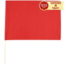 中旗 赤 Φ12mm 旗 手旗 手持ち旗 無地 キッズ 子供 運動会 発表会 お遊戯会 イベント 体育祭 文化祭 演技 応援 ダンス おすすめ