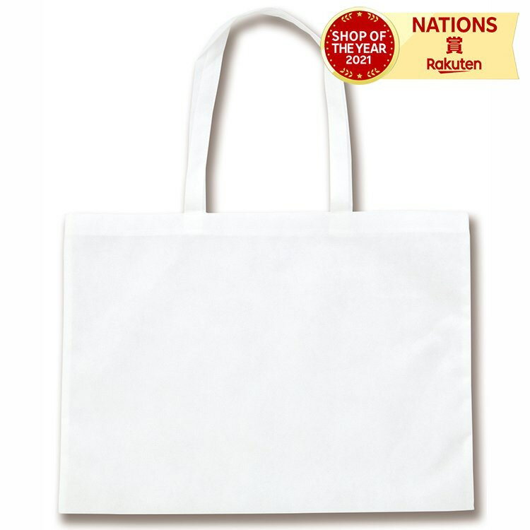 作品バック不織布製 特大 白 アーテック 4切用 収納バッグ 不織布 作品収納 保管 バッグ 持ち帰り 学校 たっぷり収納 絵が描ける 中学生