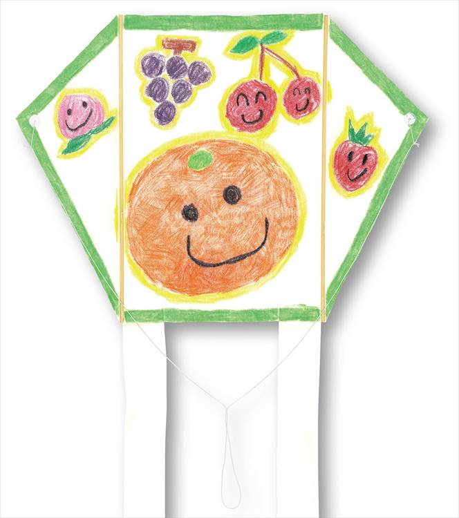 ATぐにゃぐにゃ凧 アーテック カラフル凧 組立済み 結ぶだけで完成 外遊び 運動 オリジナル 手作り ハンドメイド 絵 イラスト デザイン お絵かき