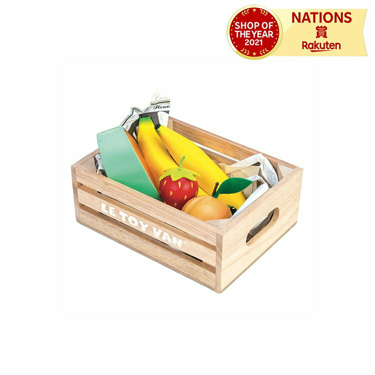 おかいもの フルーツセット ルトイヴァン イギリス 英国 ロンドン カラフル かわいい おもちゃ 木のおもちゃ 木製 知育玩具 安心 安全 おままごと お店屋さ...