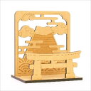 御朱印帳立て 富士山 CRU-CIAL クルーシャル 朱印帳 ご朱印帳 保管 収納 ケース おしゃれ 御朱印 神社 朱印 御朱印帖 お札立て 置き型